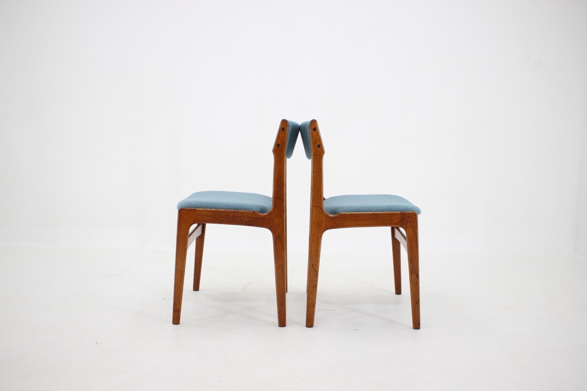 1960s Danish Teak Dining Chairs, Set of 6 1