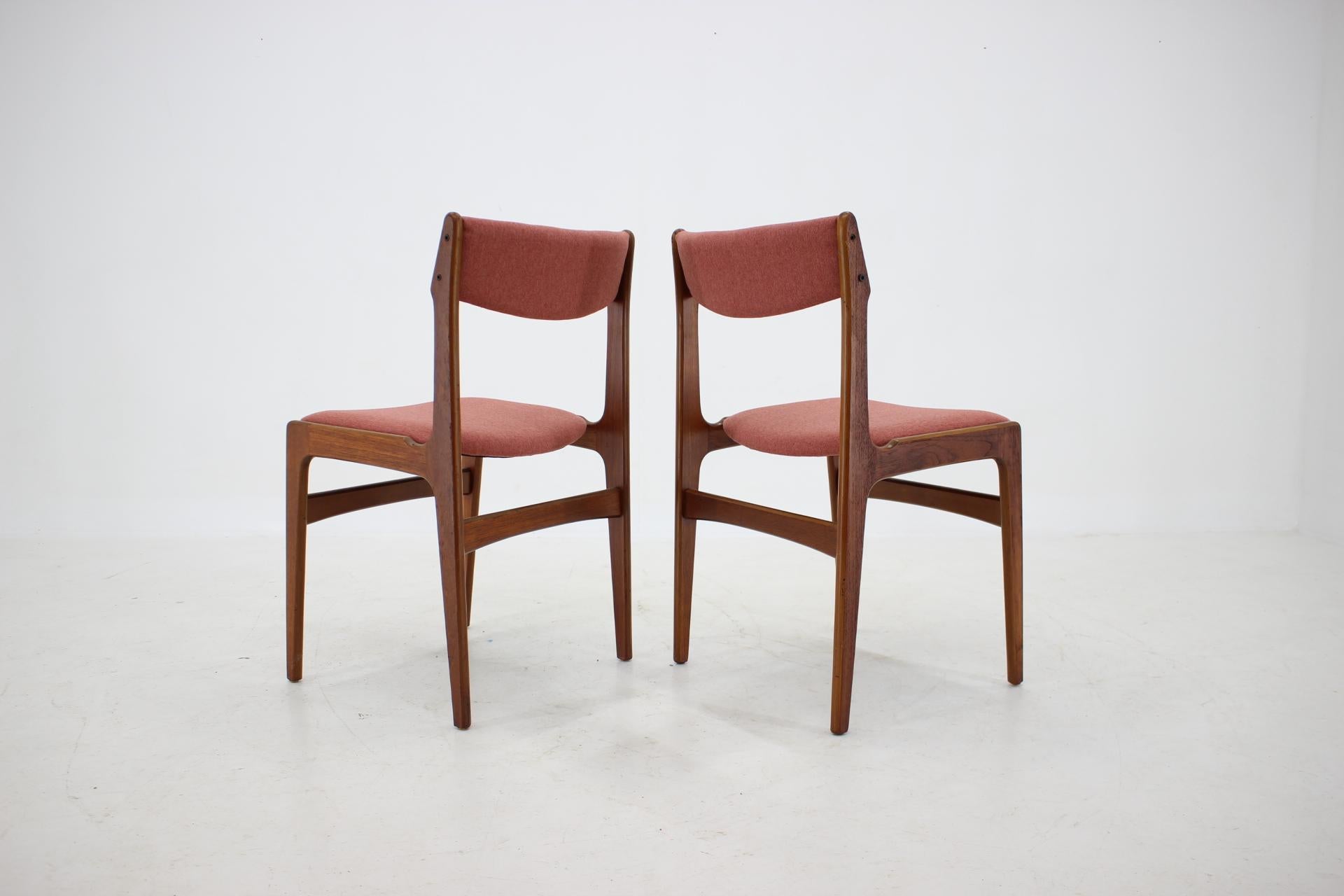 1960s Danish Teak Dining Chairs, Set of 6 1