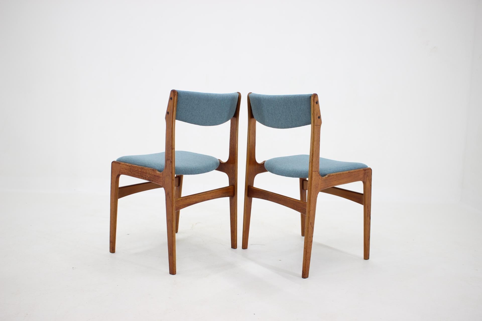 1960s Danish Teak Dining Chairs, Set of 6 3