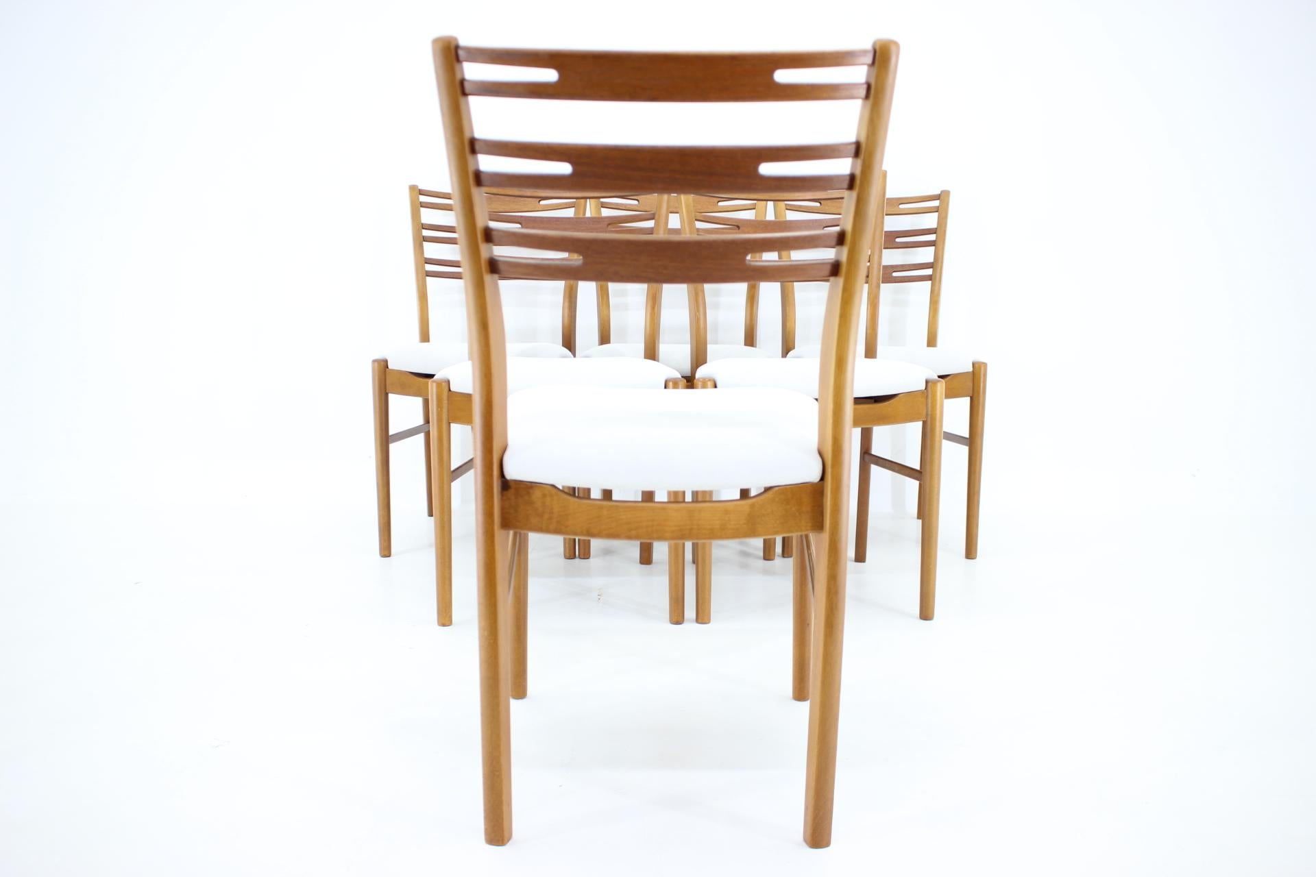 1960s Danish Teak Dining Chairs, Set of 6 4
