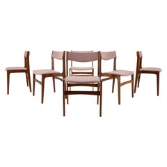 1960s Danish Teak Dining Chairs, Set of 6