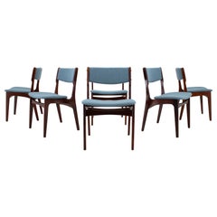 1960s Danish Teak Dining Chairs, Set of 6