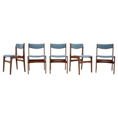 1960s Danish Teak Dining Chairs, Set of 6