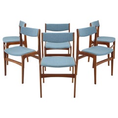 1960s Danish Teak Dining Chairs, Set of 6