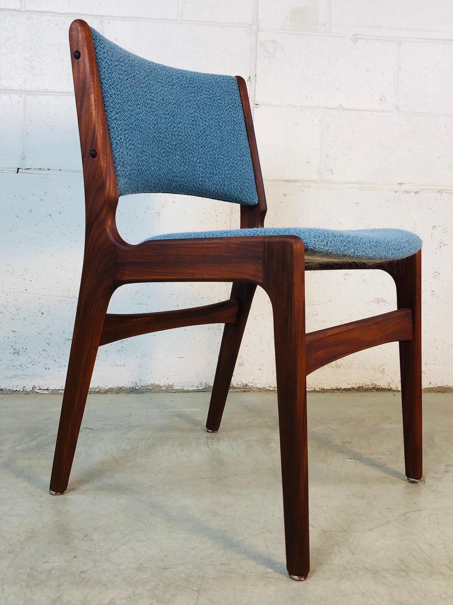 1960s Danish Teak Dining Room Chairs, Set of 4 For Sale 2