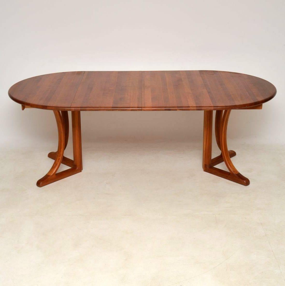 Mid-Century Modern 1960s Danish Teak Dining Table and Chairs by Niels Koefoed