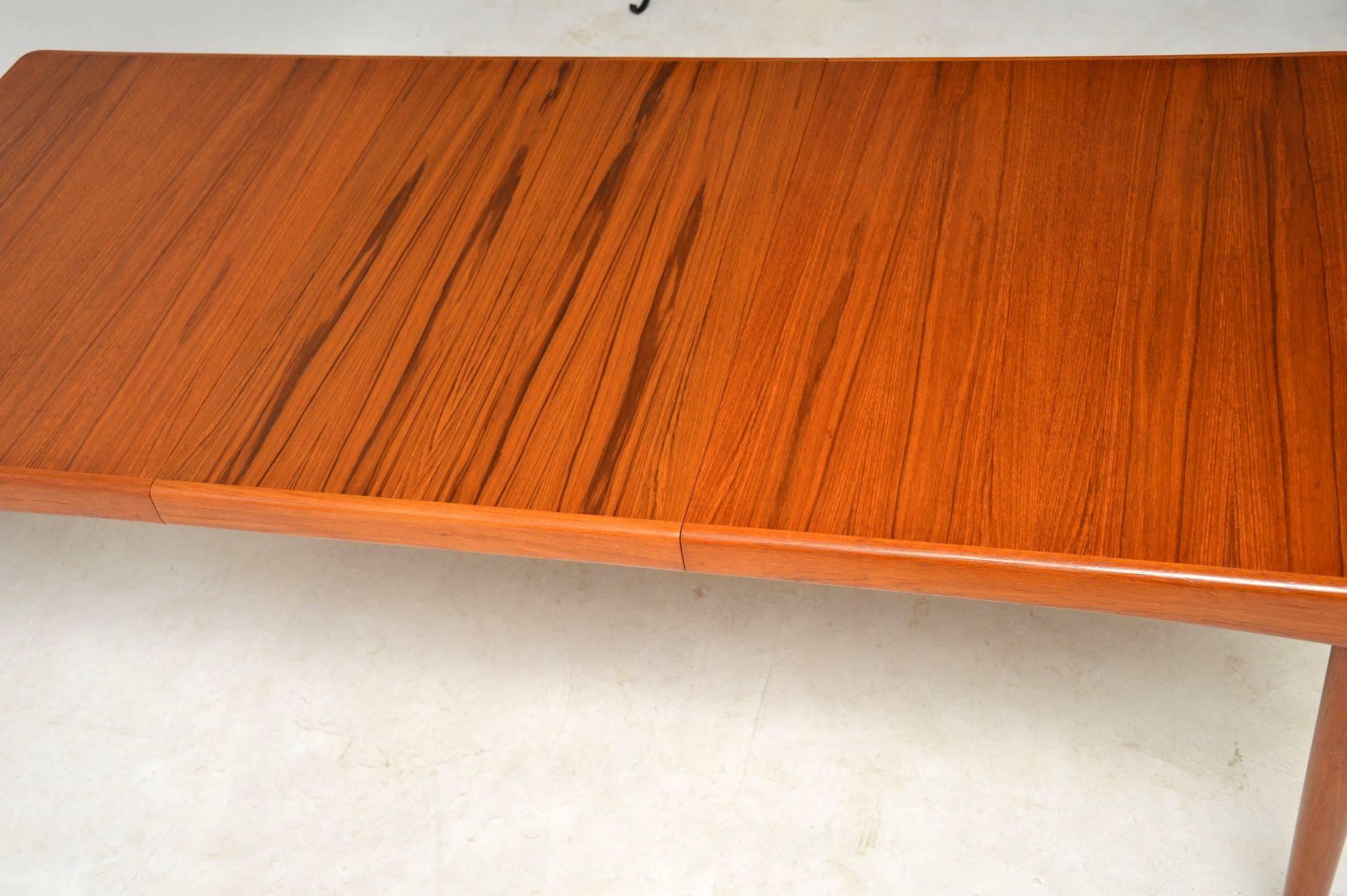 1960s Danish Teak Dining Table by H.W Klein for Bramin 4