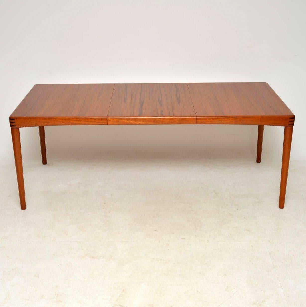 1960s Danish Teak Dining Table by H.W Klein for Bramin In Excellent Condition In London, GB