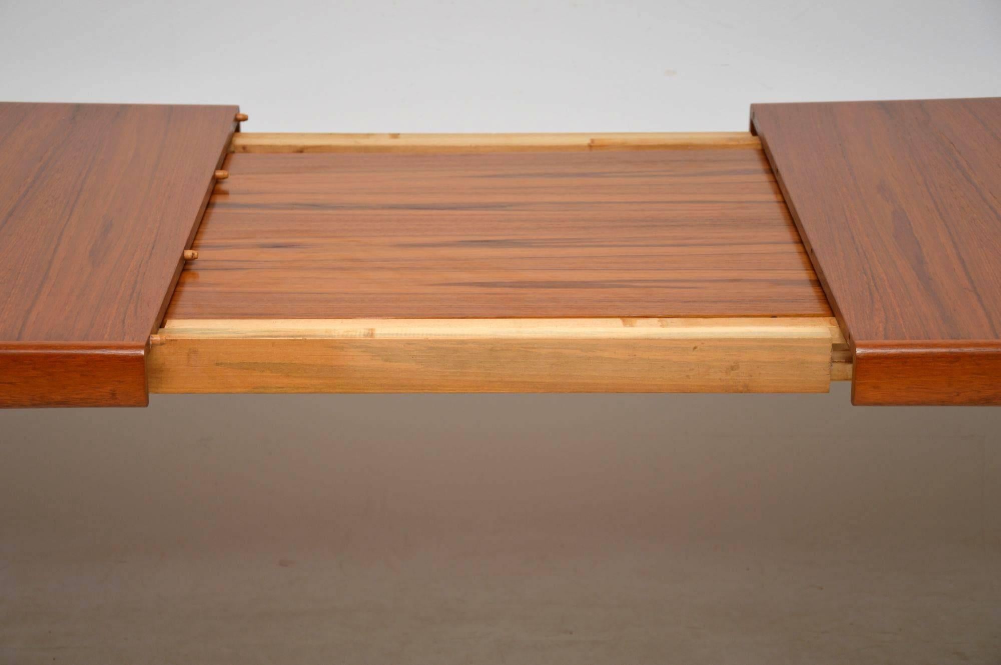 Mid-20th Century 1960s Danish Teak Dining Table by H.W Klein for Bramin