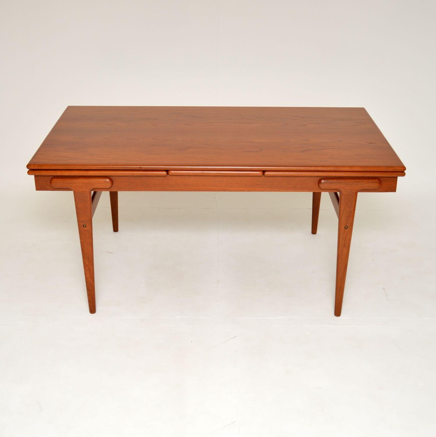 1960s wood dining table and chairs