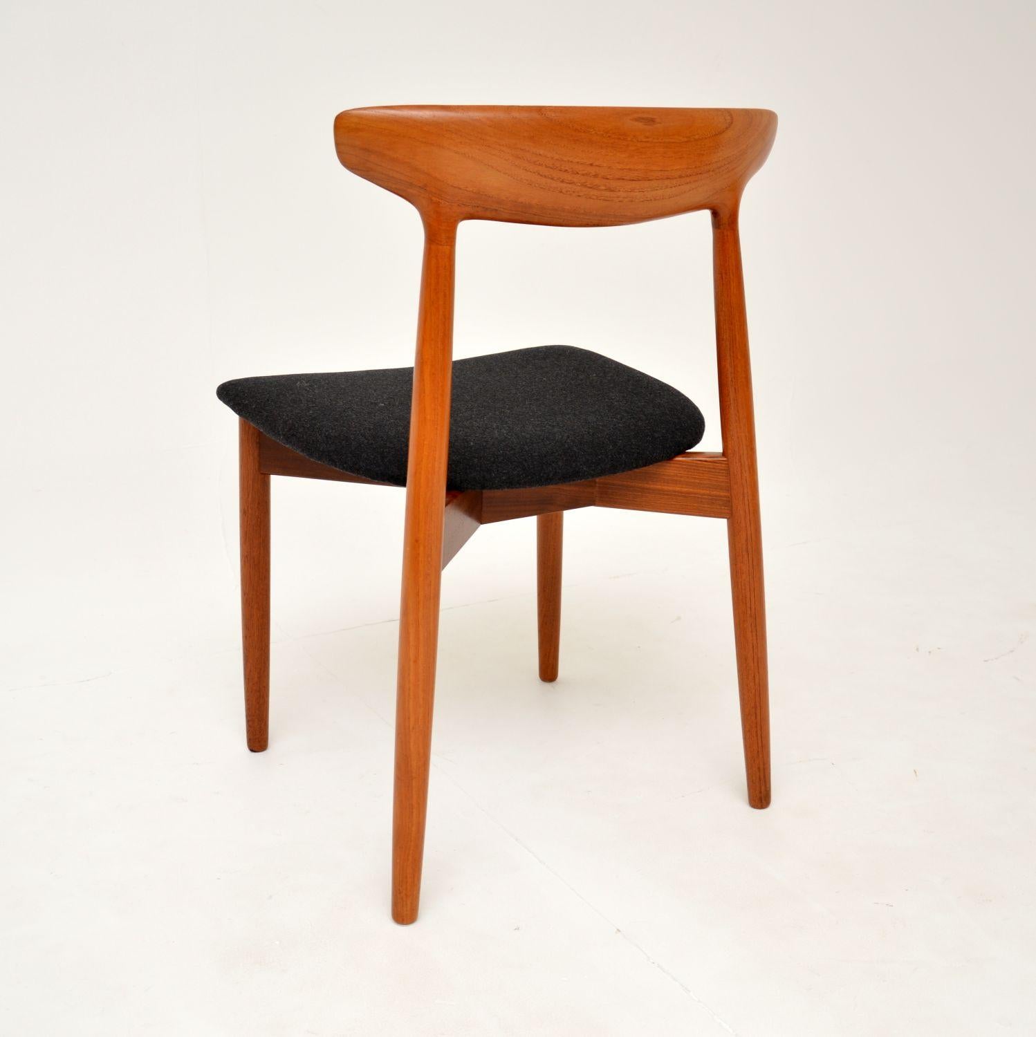 20th Century 1960's Danish Teak Dining Table & Chairs by Harry Ostergaard