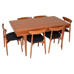 1960's Danish Teak Dining Table & Chairs by Harry Ostergaard