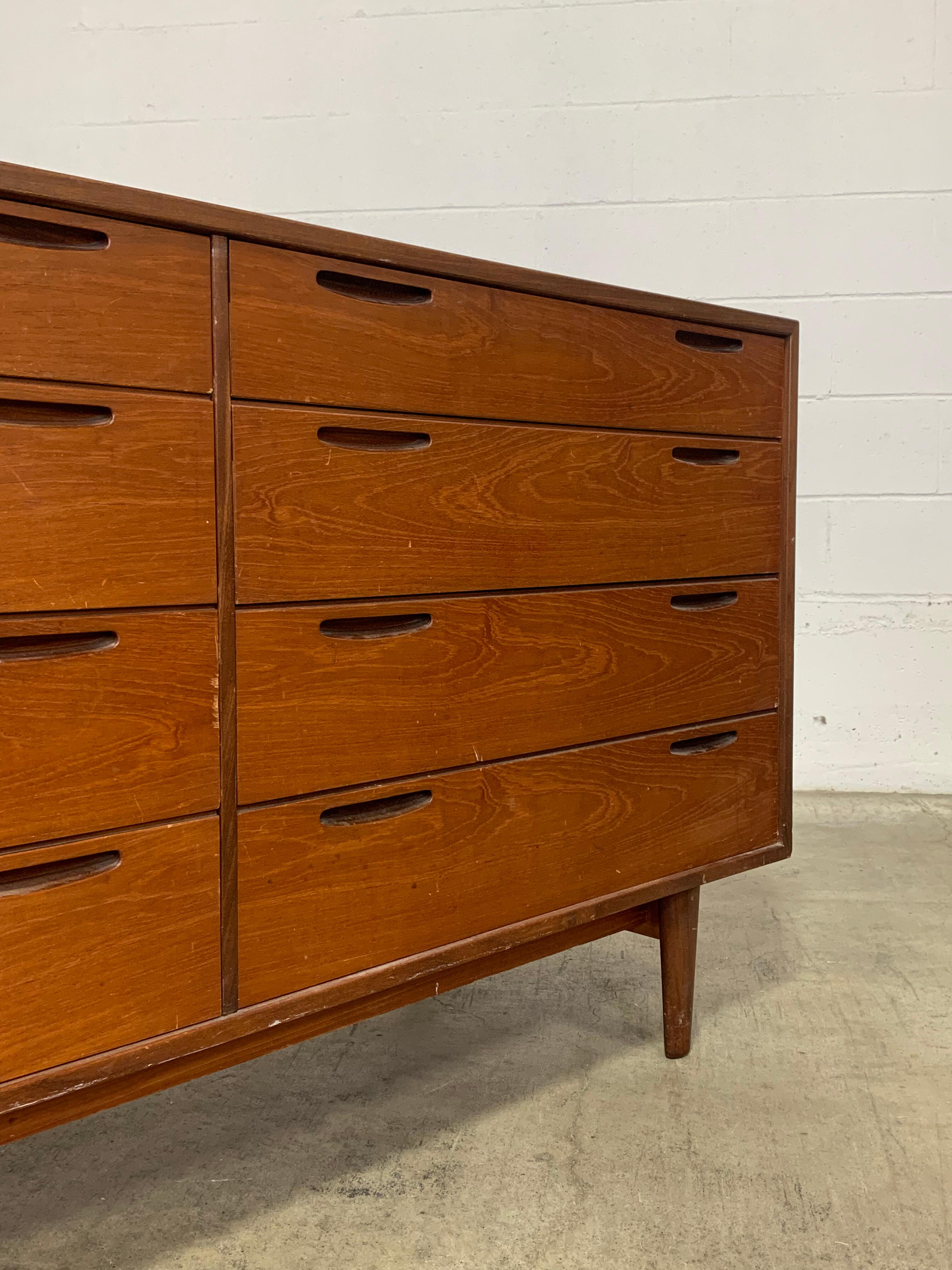 1960s Danish Teak Dresser by Kofod Larsen 8