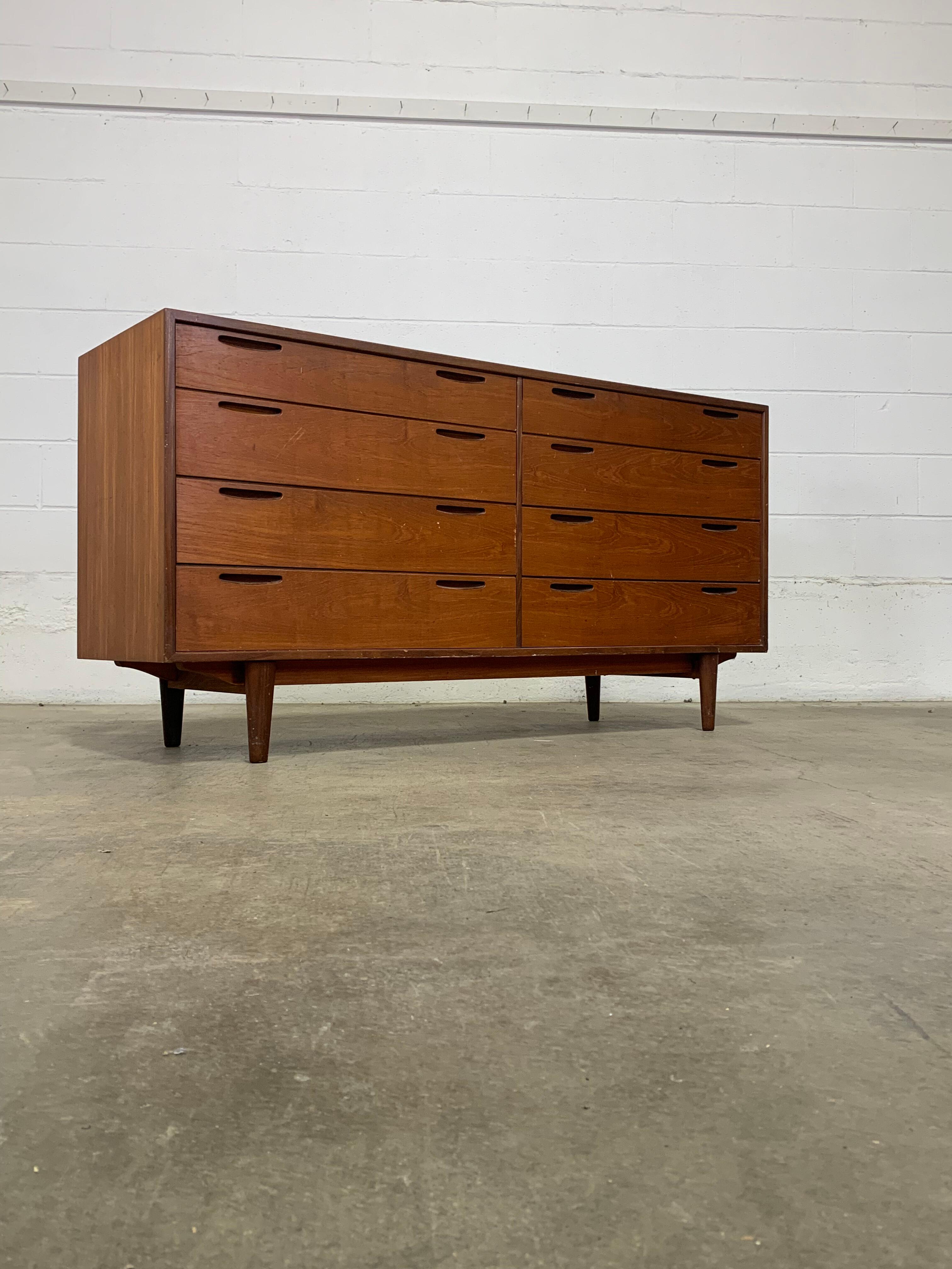 Mid-20th Century 1960s Danish Teak Dresser by Kofod Larsen