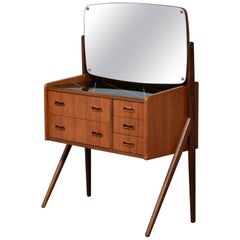 Retro 1960s Danish Teak Dressing Table