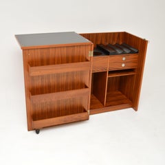 1960's Danish Teak Drinks Cabinet / Bar by Dyrlund