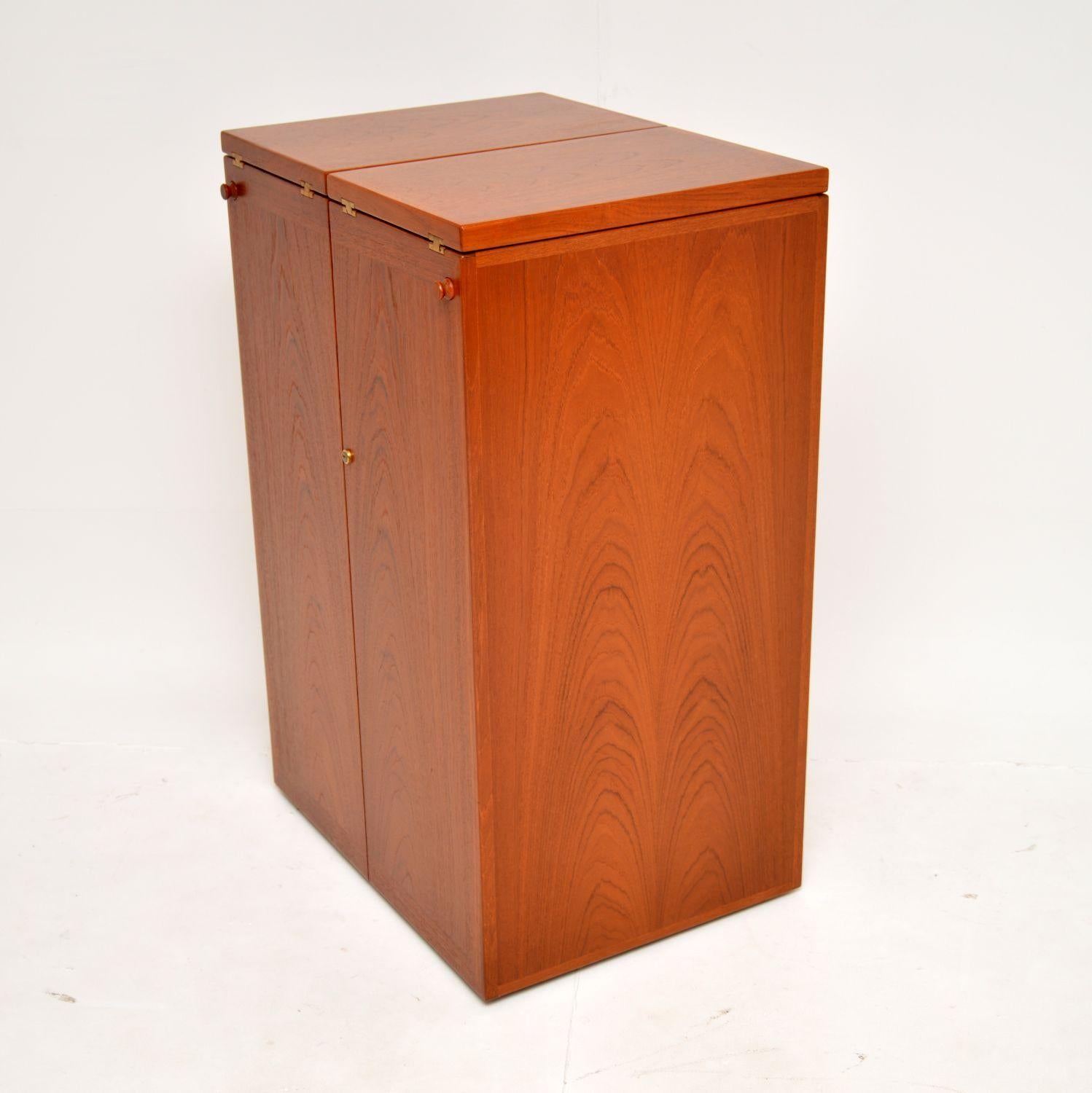 1960's Danish Teak Drinks Cabinet / Bar by Reno Wahl Iversen 5