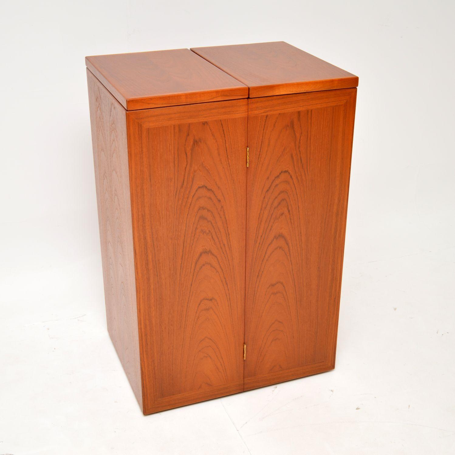 1960's Danish Teak Drinks Cabinet / Bar by Reno Wahl Iversen 7