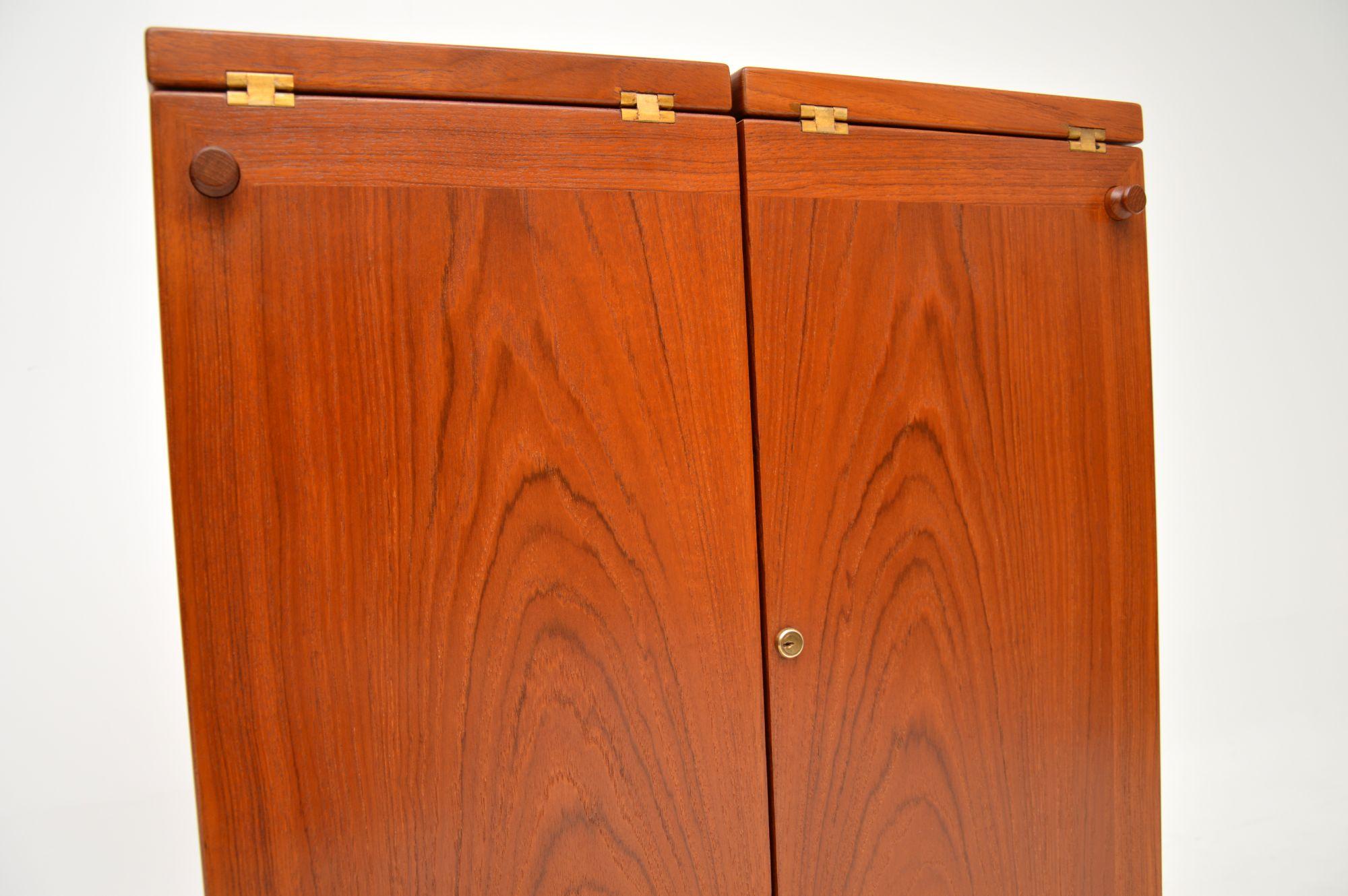 1960's Danish Teak Drinks Cabinet / Bar by Reno Wahl Iversen 8