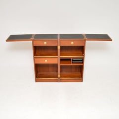 1960's Danish Teak Drinks Cabinet / Bar by Reno Wahl Iversen
