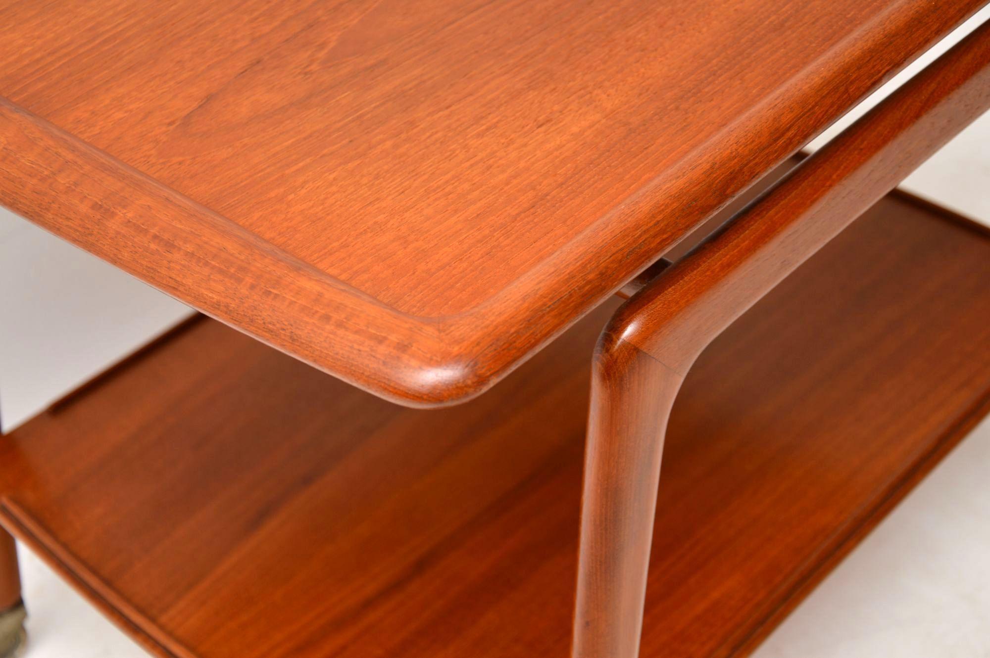 Mid-20th Century 1960s Danish Teak Drinks Trolley by Arne Hovmand-Olsen for Mogens Kold