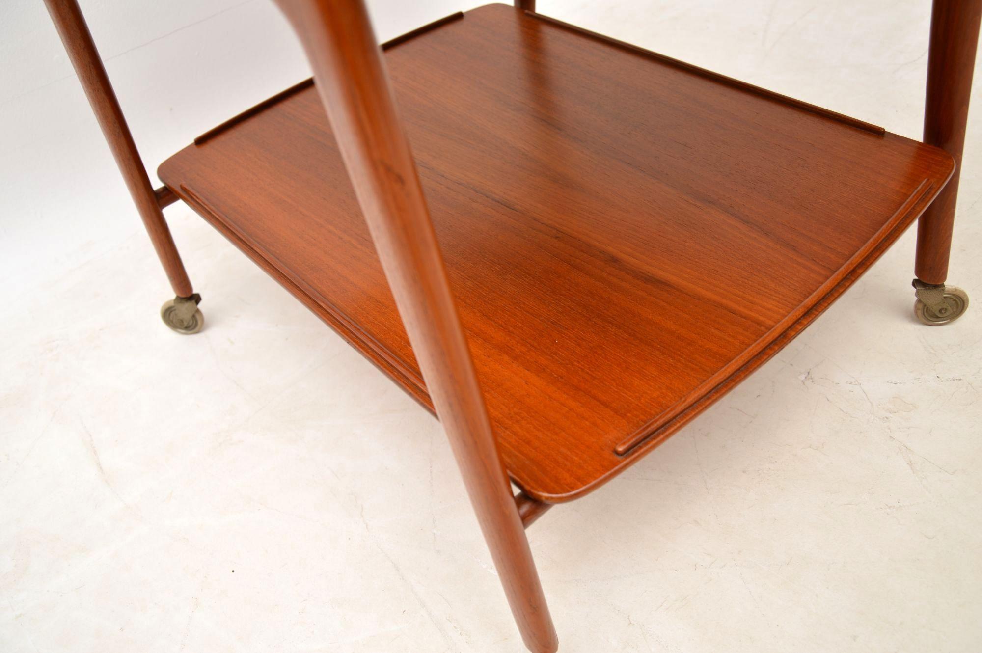 1960s Danish Teak Drinks Trolley by Arne Hovmand-Olsen for Mogens Kold 4