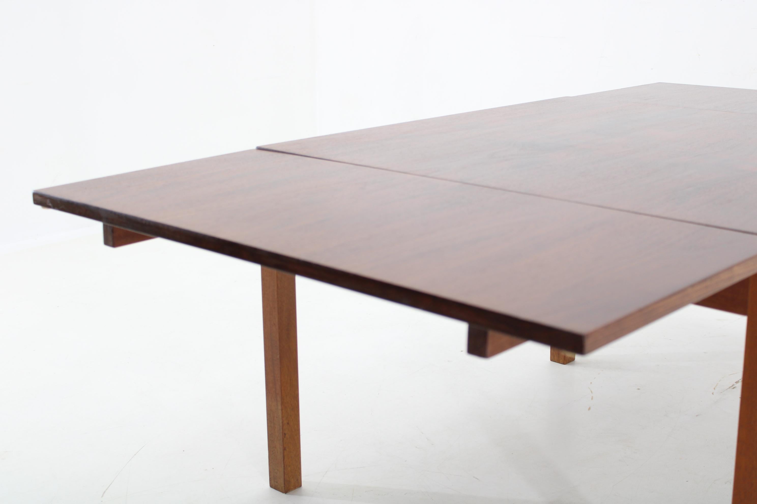 1960s Danish Teak Drop-Leaf Coffee Table 5