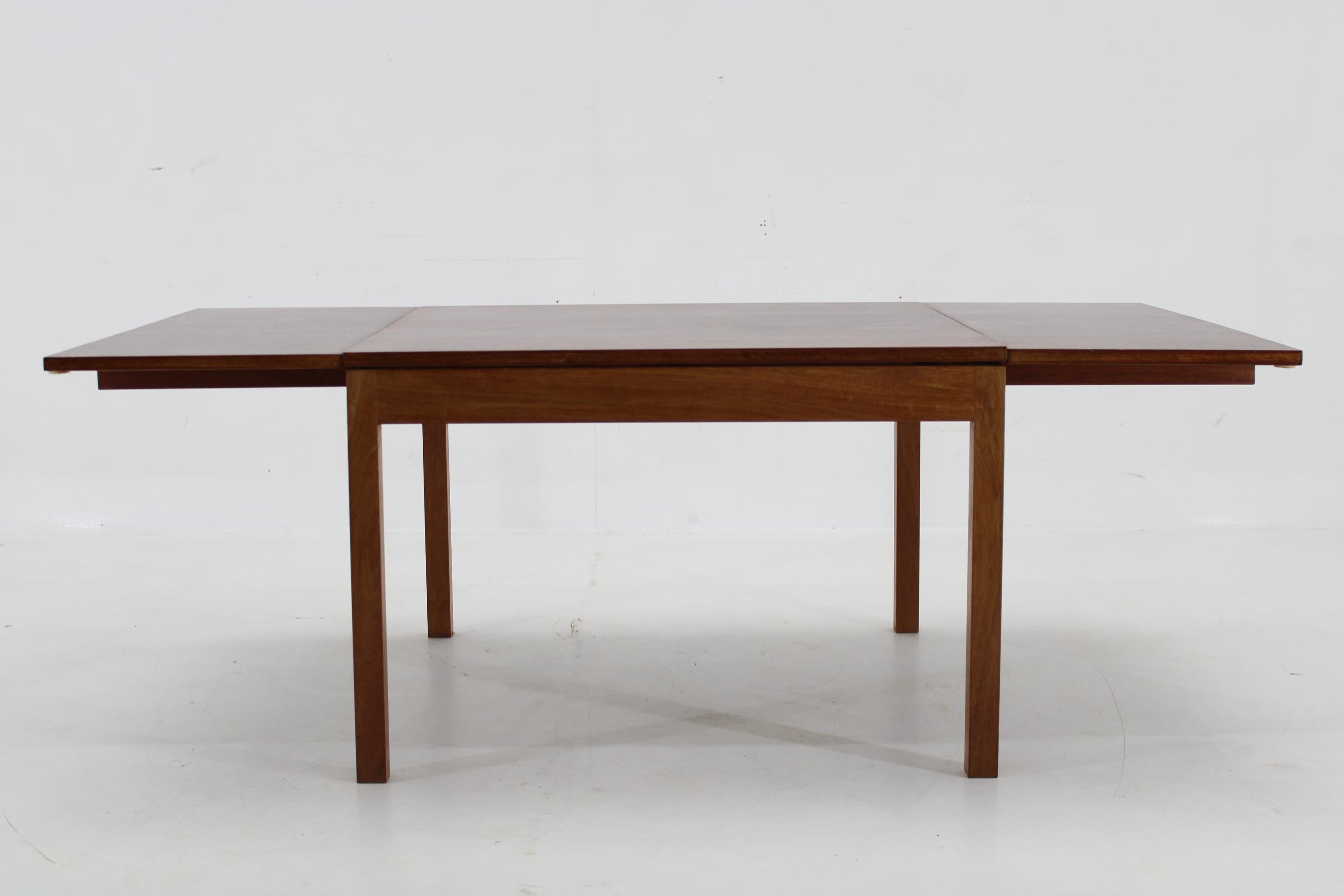 1960s Danish Teak Drop-Leaf Coffee Table 2
