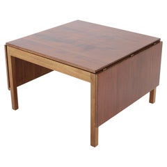1960s Danish Teak Drop-Leaf Coffee Table