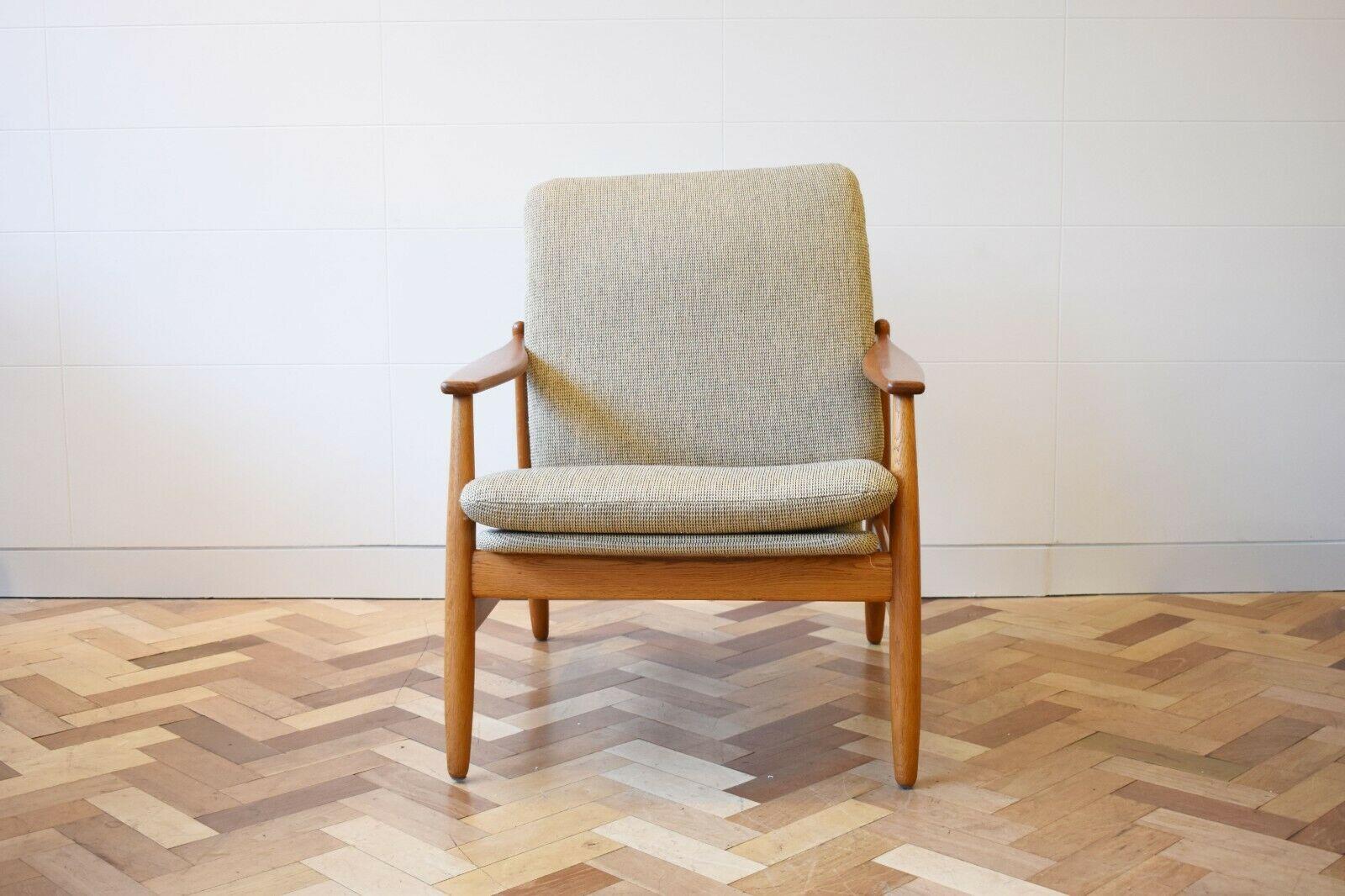 Mid-Century Modern 1960s Danish Teak 'Easy Chair' Model 350 by Poul Volther for Frem Rojle