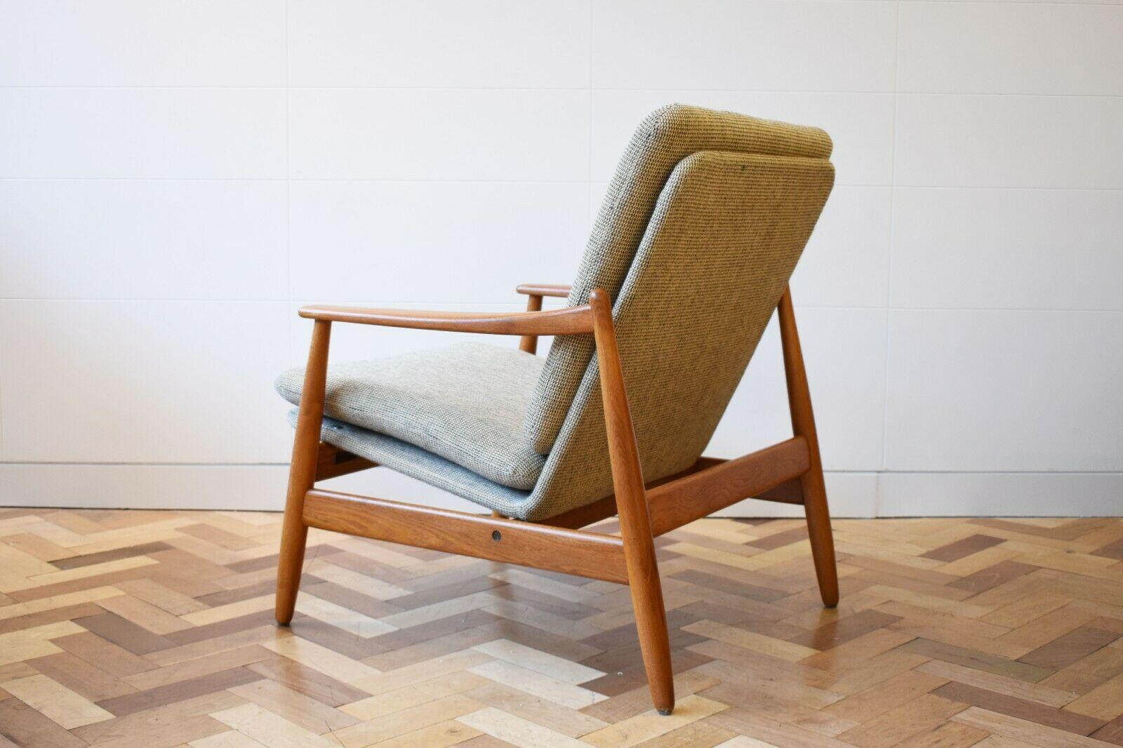1960s Danish Teak 'Easy Chair' Model 350 by Poul Volther for Frem Rojle 1