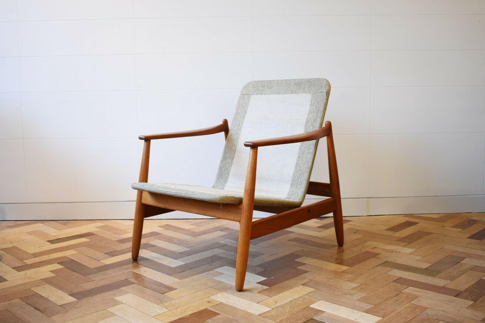 1960s Danish Teak 'Easy Chair' Model 350 by Poul Volther for Frem Rojle 2