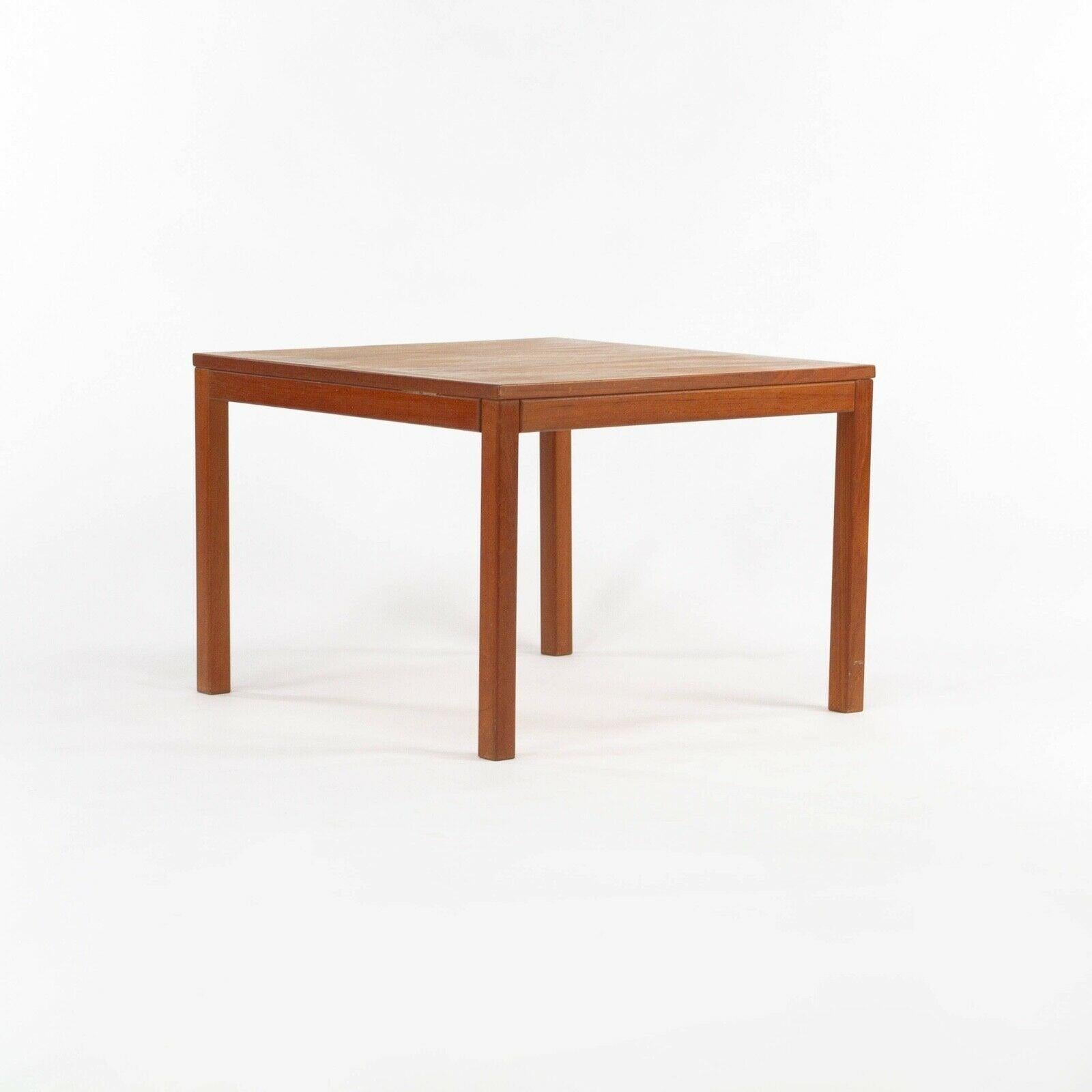 Mid-20th Century 1960s Danish Teak End Table by Henning Kjaernulf for Vejle Stole & Mobelfabrik For Sale