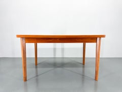 1960s Danish Teak Extendable Dining Table