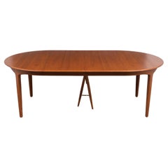 1960's Danish Teak Extendable Dining Table