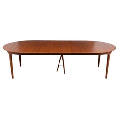 1960's Danish Teak Extendable Dining Table