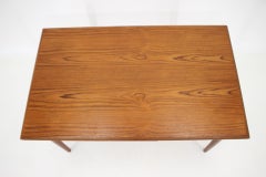 1960s Danish Teak Extendable Dining Table, Restored