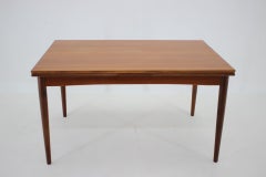 1960s Danish Teak Extendable Dining Table, Restored