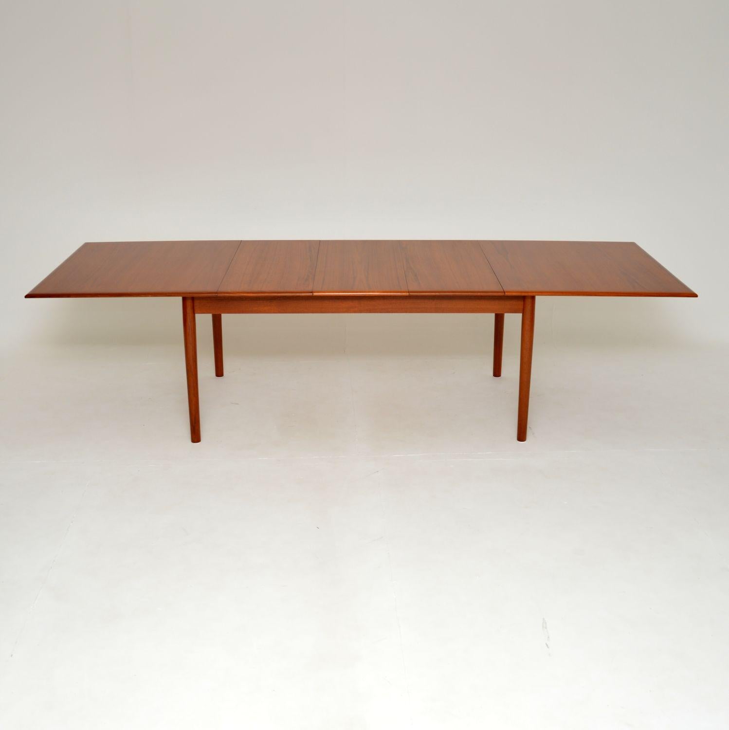 20th Century 1960's Danish Teak Extending Dining Table by Bernhard Pedersen