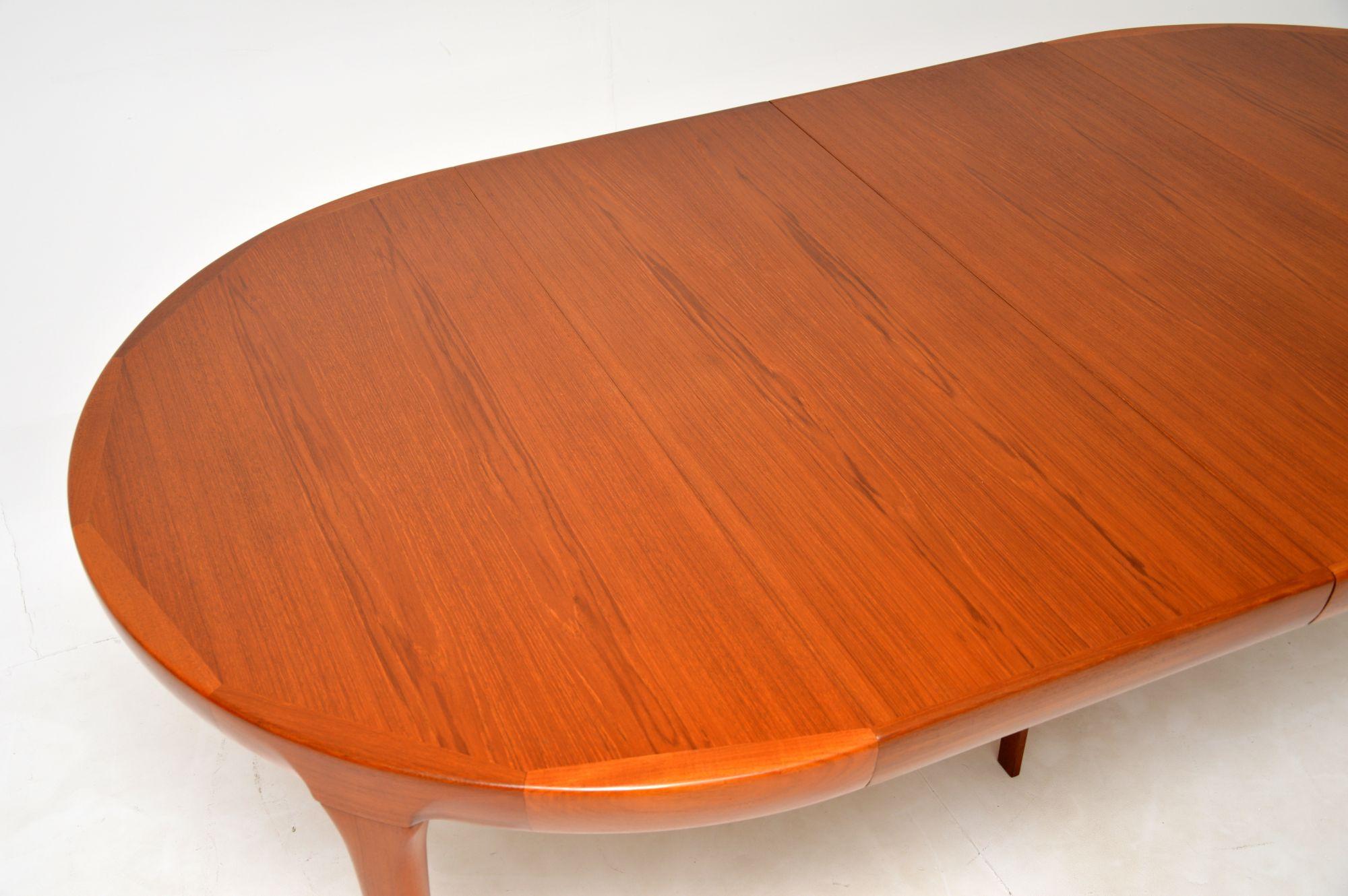 1960's Danish Teak Extending Dining Table by Kofod Larsen In Good Condition In London, GB