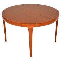 Vintage 1960's Danish Teak Extending Dining Table by Kofod Larsen