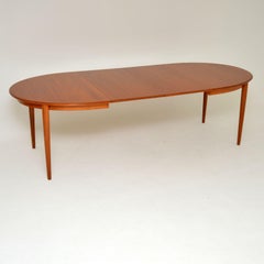 1960s Danish Teak Extending Dining Table