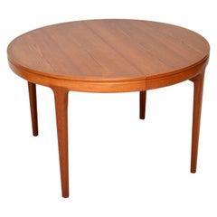 1960s Danish Teak Extending Dining Table