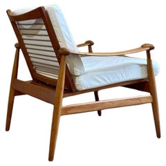 1960s Danish Teak FD133 “Spade” Lounge Chair by Finn Juhl