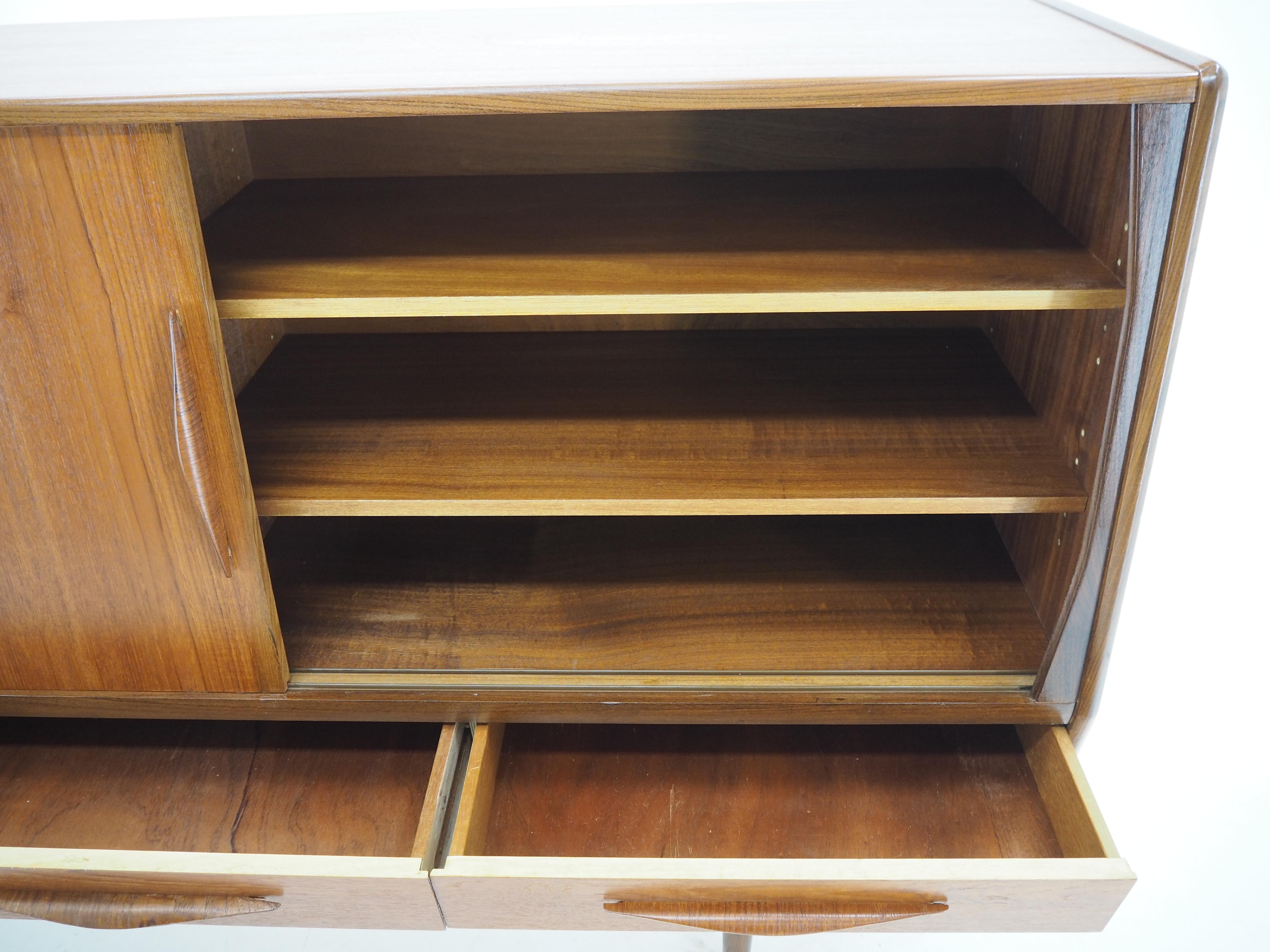 1960s Danish Teak Highboard For Sale 8