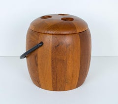 1960s Danish Teak Ice Bucket by Digsmed