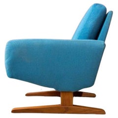 Vintage 1960s Danish Teak Lounge Chair by Frem Røjle