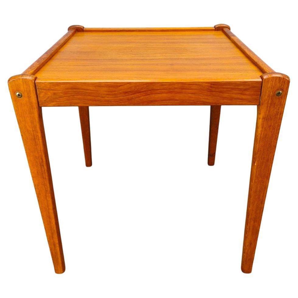 1960s Danish Teak Mid Century Side Table