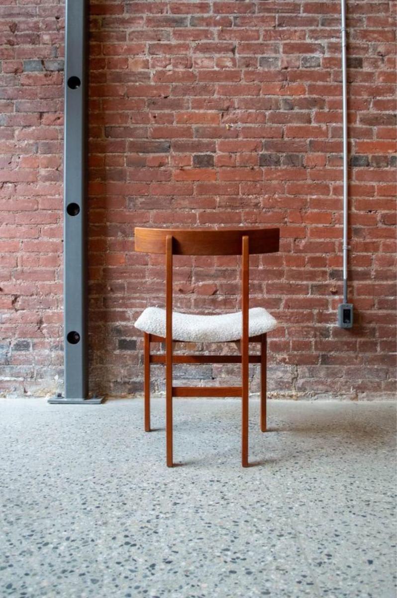 Mid-20th Century 1960s Danish Teak Occasional Chair by Inger Klingenberg For Sale