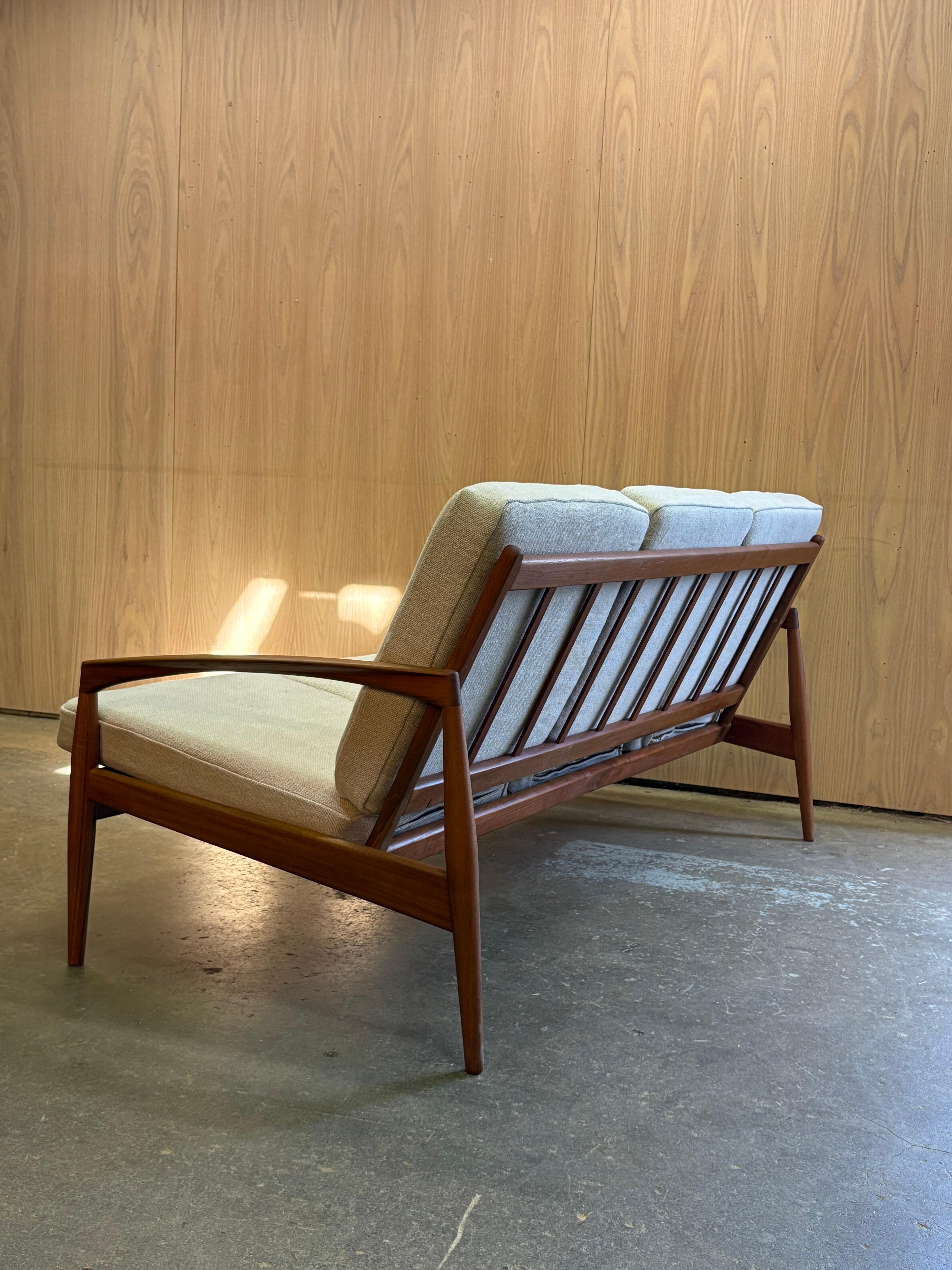 Divano in teak danese del 1960 